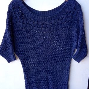 White House Black Market Short Sleeve Knitting Top